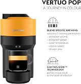 Nespresso Vertuo Pop by De'Longhi Yellow 6 Cup Sizes Starter Pods Included view 4