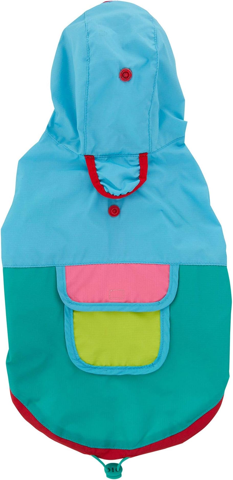TOP PAW Colorblock Dog Windbreaker Raincoat~X-Large~