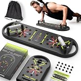 JLoibao Push Up Board, Portable Pushup Board for Men, Foldable Push Up Bar | 20 in 1 Exercise Push up Handles for Floor, Work