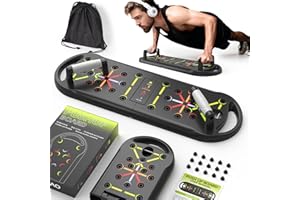 JLoibao Push Up Board Fitness, Workout Home Gym Equipment, 20 in 1 Exercise Pushup Bar Handles for Floor, Strength Training Equipment for Men