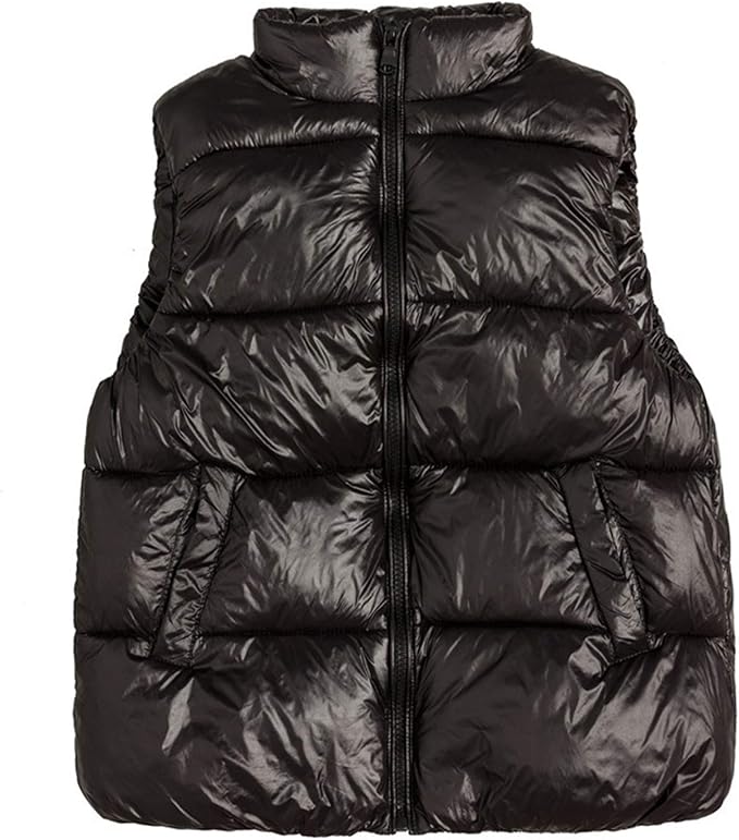 Amazon ダウンベスト ウルトラライトダウン 軽量 レディース インナーダウン 防寒 暖かい シンプル ダウンジャケット ショート丈 厚手 立ち襟 ノースリーブ アウター 保温 おしゃれ アウトドア ベスト 通販