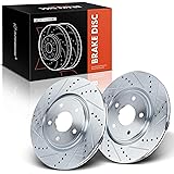 A-Premium 12.99 inch (330mm) Front Drilled and