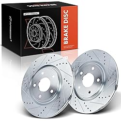 A-Premium 12.99 inch (330mm) Front Drilled and