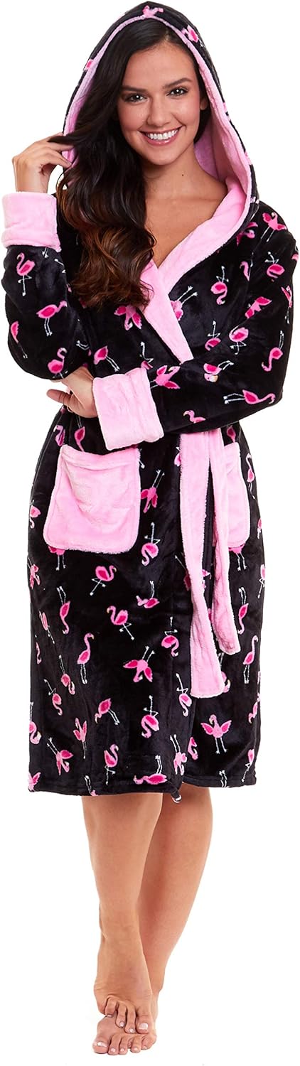 flamingo dressing gown
