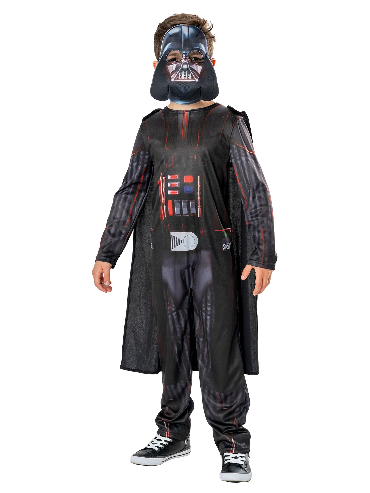 Rubies 3013523-4 Darth Vader Child Costume Kids Fancy Dress, Boys, Black, 3-4 Years Halloween