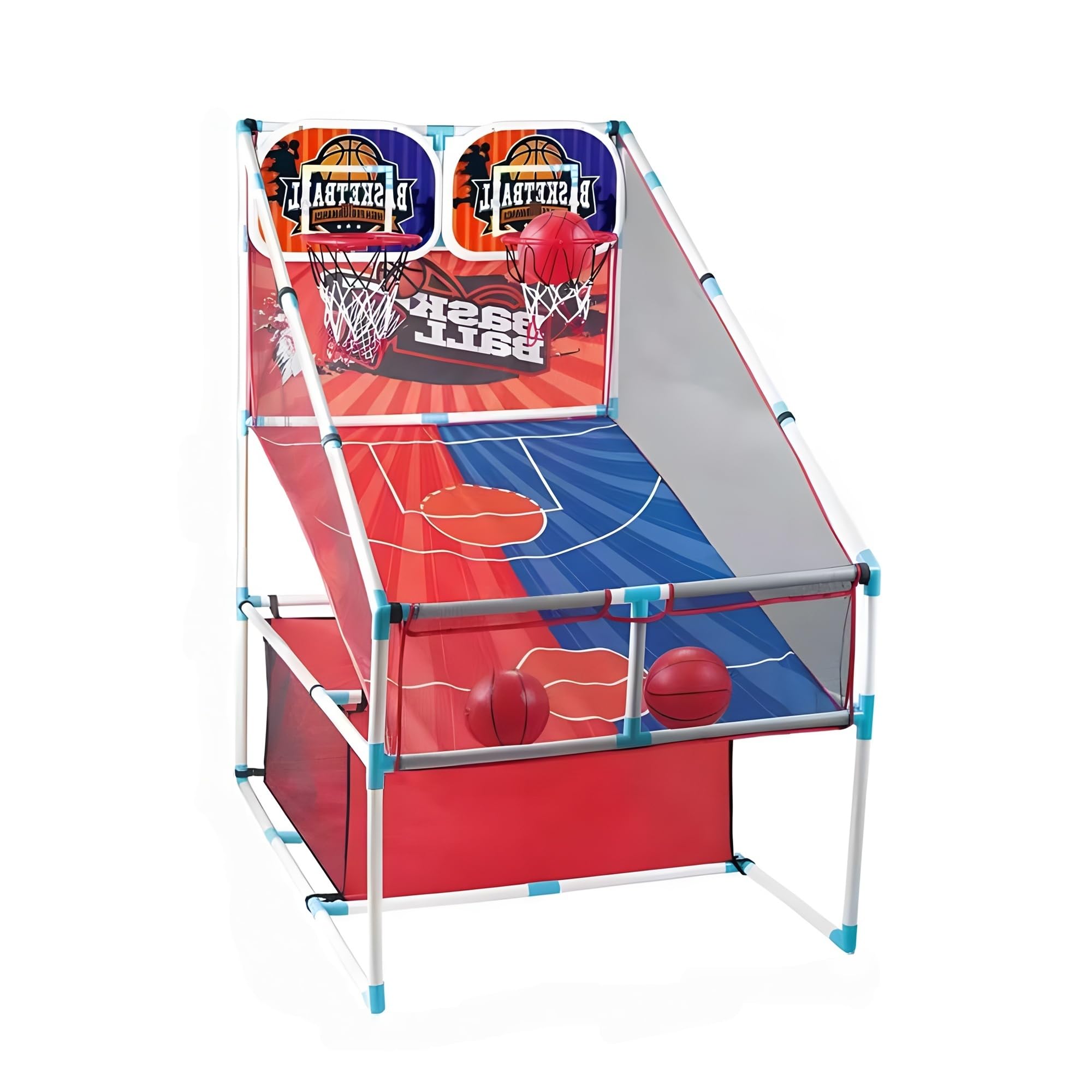 Photo 1 of grnpeak Basketball Arcade Game, Kids Double Basketball Hoop with Balls & Pump, Fun Sports Game for Boys Girls, Gift for Kids Ages 4+