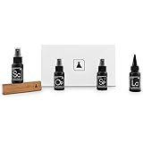 Sneaker LABDeluxe Shoe Care Cleaning Kit | Safe To Use On Suede, Leather, Nubuck, Canvas, Mesh, Knits & Various Other Materials | 50 ml Bottles