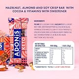Adonis Pecan, Hazelnut & Cocoa Keto Bars 16x35g Vegan Gluten Free view 6