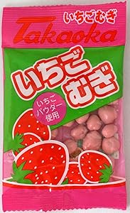 Takaoka Wheat Strawberry Chocolate 20 packages Japanese Famous Junk Food Snack Dagashi