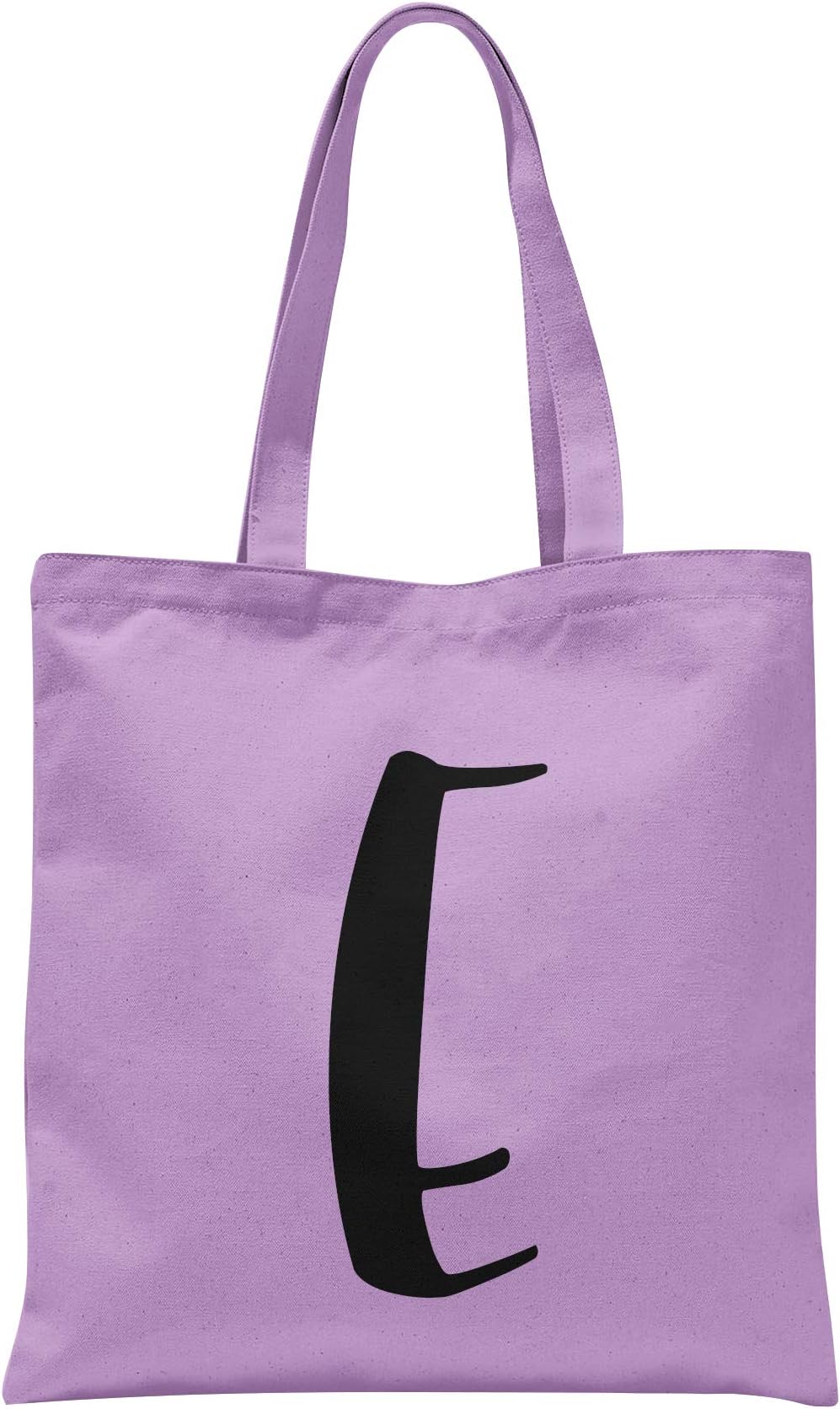 Alphabet Letter Tote Bag Upper Case Letters Personalised Custom Cotton Shopper