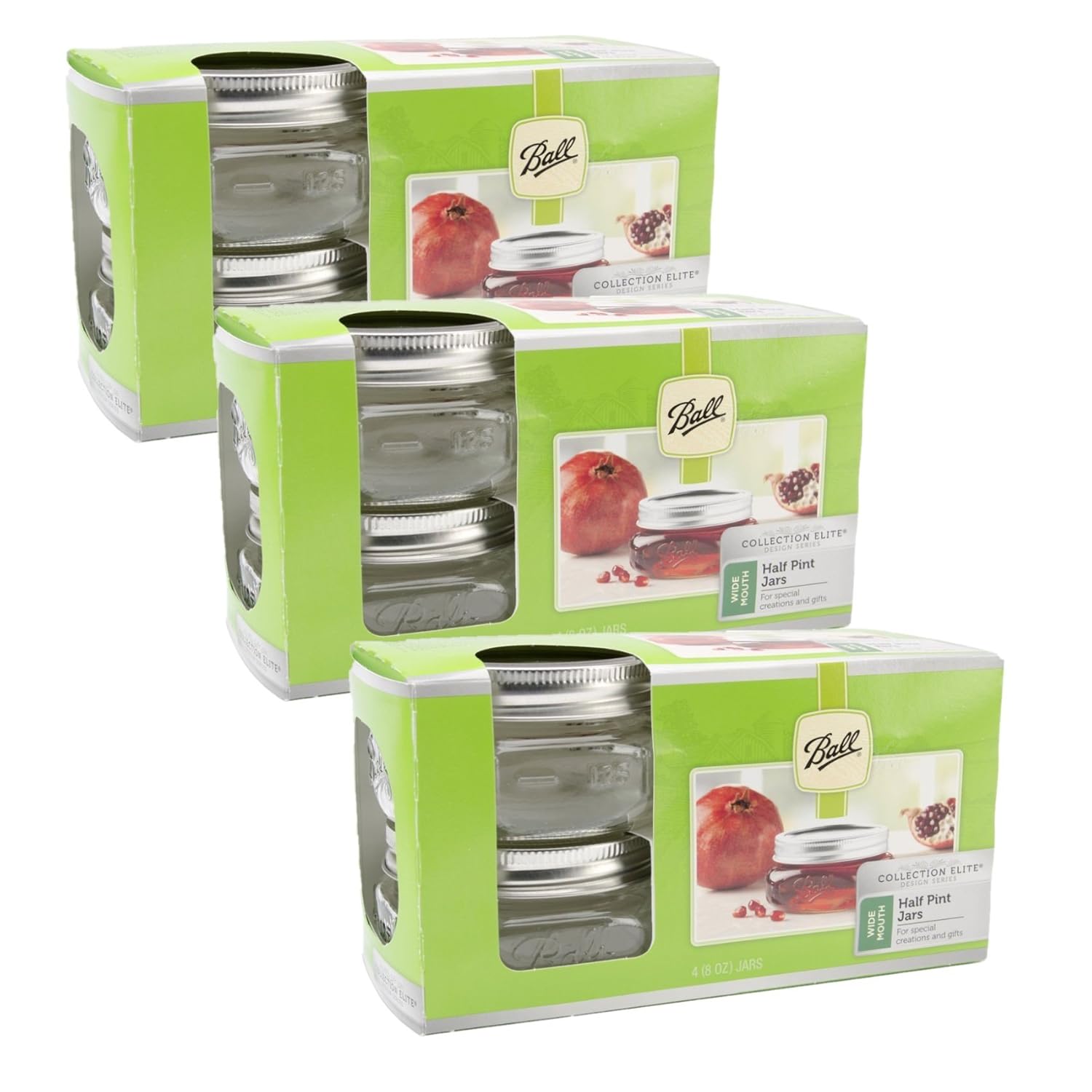 The Best Ball 16Oz Elite Collection Wide Mouth Canning Jars Dream Home