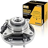 AFA Motors 515142 Front Wheel Bearing Hub Assembly 6 Lugs 4WD for Ford F150 Expedition 2011-2014, Lincoln Navigator Hub Bearing w/ABS