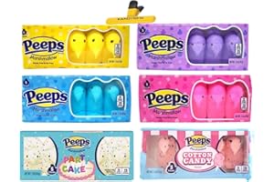 KANDYRIFIK Easter Peeps Marshmallow Candy (6 PACK - 5 COUNT)