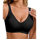 Womens Wireless Bras Push Up Bralettes Comfortable No Underwire Tshirt Bra Seamless Full Support Lift Bralette Everyday Bras