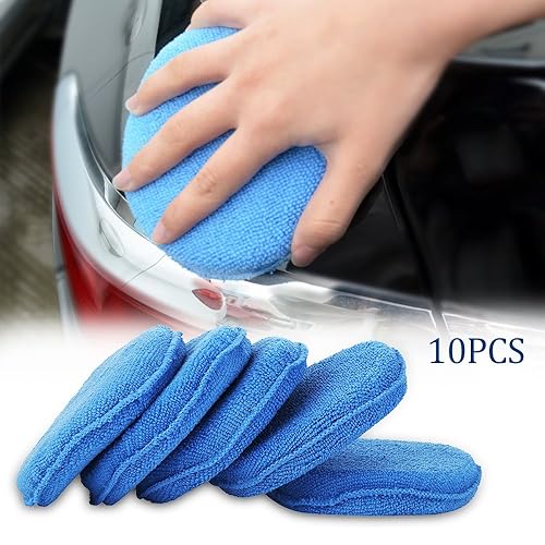 12Pcs Wax Waxing Polish Foam Sponge Applicator Pad Cleaning Car Vehicle