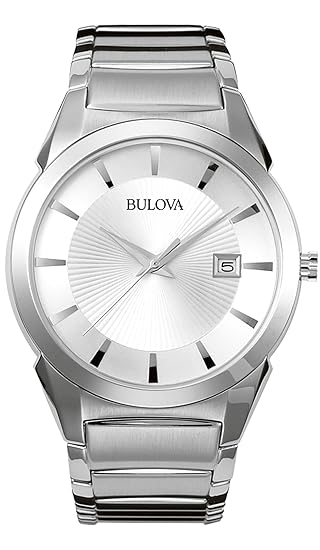Bulova Men's Classic Stainless Steel Dress Watch best minimalist watches for men