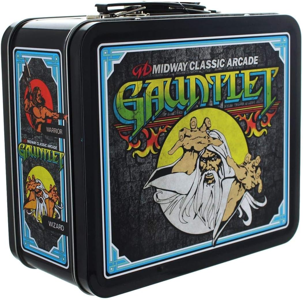 Midway Classic Arcade Tin Lunch Box, Gauntlet, Multi-color