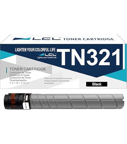 Amazon.com: Konica Minolta TN321K Black 27000 Page Yield Toner
