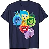 DisneyPixar Inside Out Simple Group Shot Graphic T-Shirt T-ShirtOEKO-TEX STANDARD 100