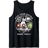 Linux Distro Wise Sysadmin Funny Nerd Admin Sleeveless Tank Top