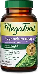 MegaFood Magnesium Glycinate, Malate, Citrate 300mg, 60 Capsules | Highly Absorbable 3 in 1 Magnesium Complex Blend to Suppor