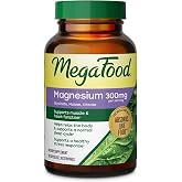 MegaFood Magnesium Glycinate, Malate, Citrate 300mg, 60 Capsules | Highly Absorbable 3 in 1 Magnesium Complex Blend to Support Heart &amp; Muscle Function, Stress &amp; Sleep, Vegetarian, 30 Servings