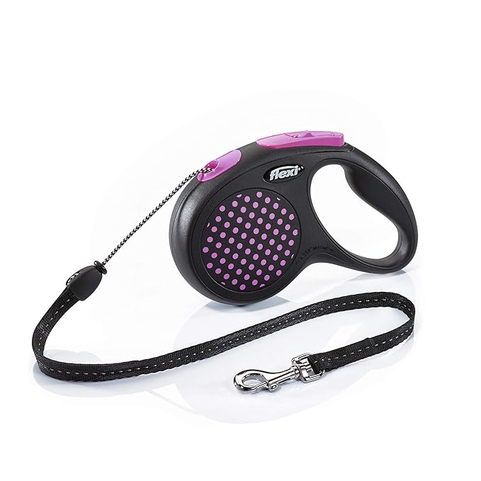 Flexi . Roll-Leine Design, Seil 5 m für Hunde bis Maximal 20 kg, M, blau