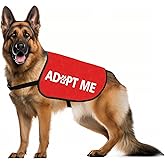 JXGZSO Adopted Dog Adopt Dog Jacket Vest Adopt Puppy Jacket Vest New Puppy Gift (Adopt m M)