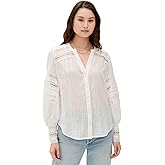 L'AGENCE Women's Kiera Trim Blouse
