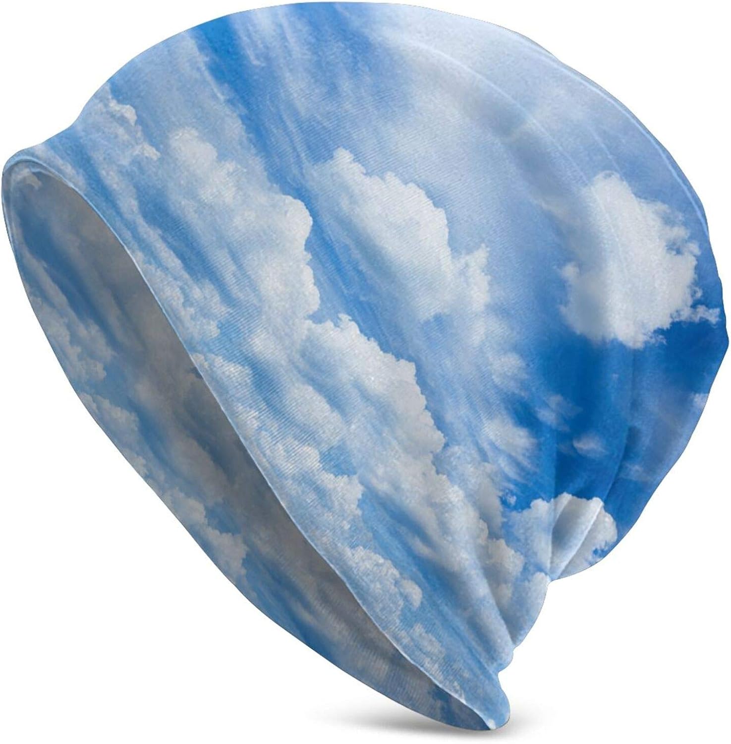 Adult Winter Beanie Knit Hats for Unisex Sky Clouds Daily