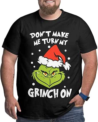 The Grinch Stole Christmas Men's Plus Size T-Shirt Big and Tall Shirt: Amazon.ca: Clothing 