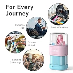 Toothbrush Travel Case Kit,Portable Folding Tooth