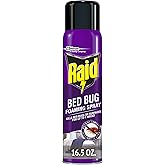 Raid Bed Bug Killer Foaming Spray, Indoor Insecticide, Kills Eggs, 16.5 oz | Kills Bed Bugs and Their Eggs on Contact and Keeps Killing For Up to 4 Weeks, Indoor Use, Non-Staining
