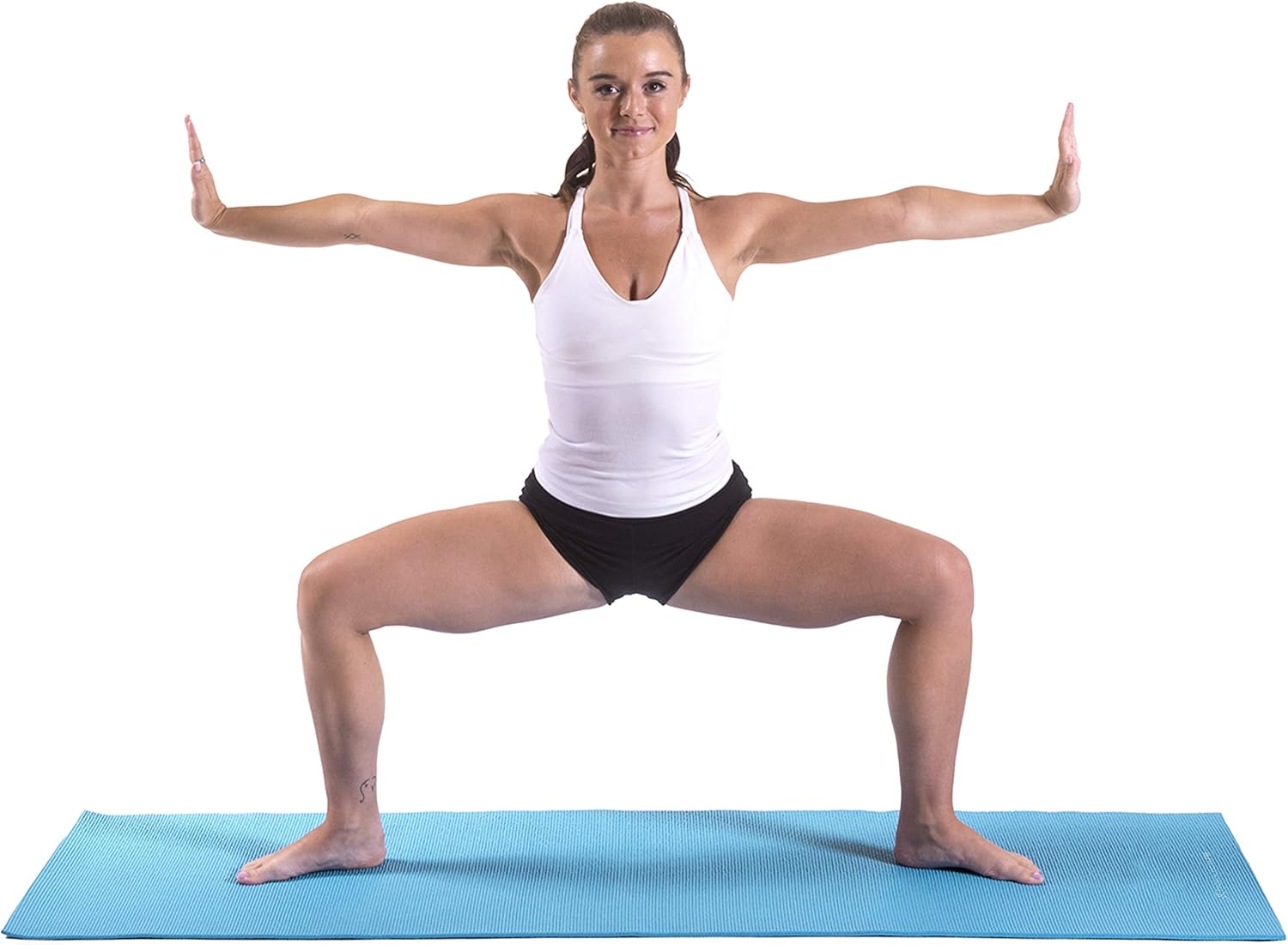 ProsourceFit Original Yoga Mat ¼" Thick for Comfort and Stability with Carrying Straps, Brown/Pink : Sports & Outdoors