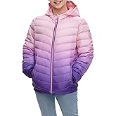Rokka&Rolla Girls' Ultra Lightweight Packable Down Puffer Jacket Coat