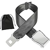Air Canada Airplane Seat Belt Extender Adjustable 7-31" Airline Seatbelt Extender Adjuster Replacement Seatbelts with Storage
