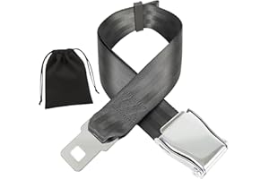 Air Canada Airplane Seat Belt Extender Adjustable 7-31" Airline Seatbelt Extender Adjuster Replacement Seatbelts with Storage