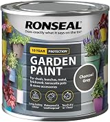 Ronseal Garden Paint Charcoal Grey 250ml Brand New view 4