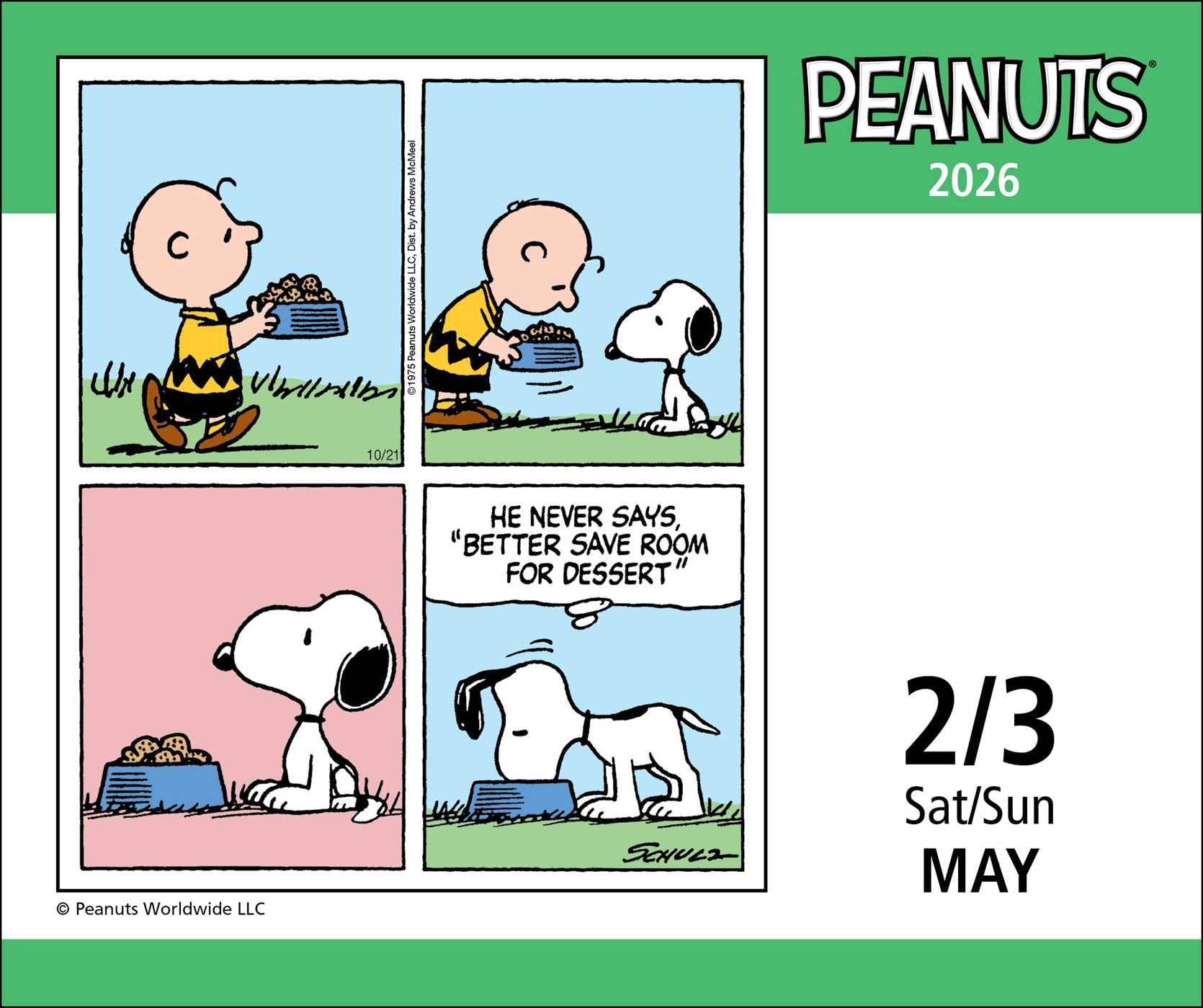Peanuts® 2026 Day-to-Day Calendar Peanuts® 2026 Day-to-Day Calendar Calendar