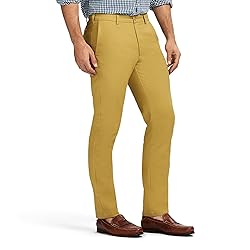 IZOD Men's American Chino Flat-Front Straight-Fit