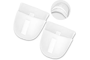 Ptwola 2 Pairs Set-in Shoulder Pad Thickness 1.5cm Reusable Breathable Sponge Pad Anti Slip Detachable Enhancer Sewing Supplies Accessories for Women Men High Low Sloping Shoulder Suit Clothes (White)