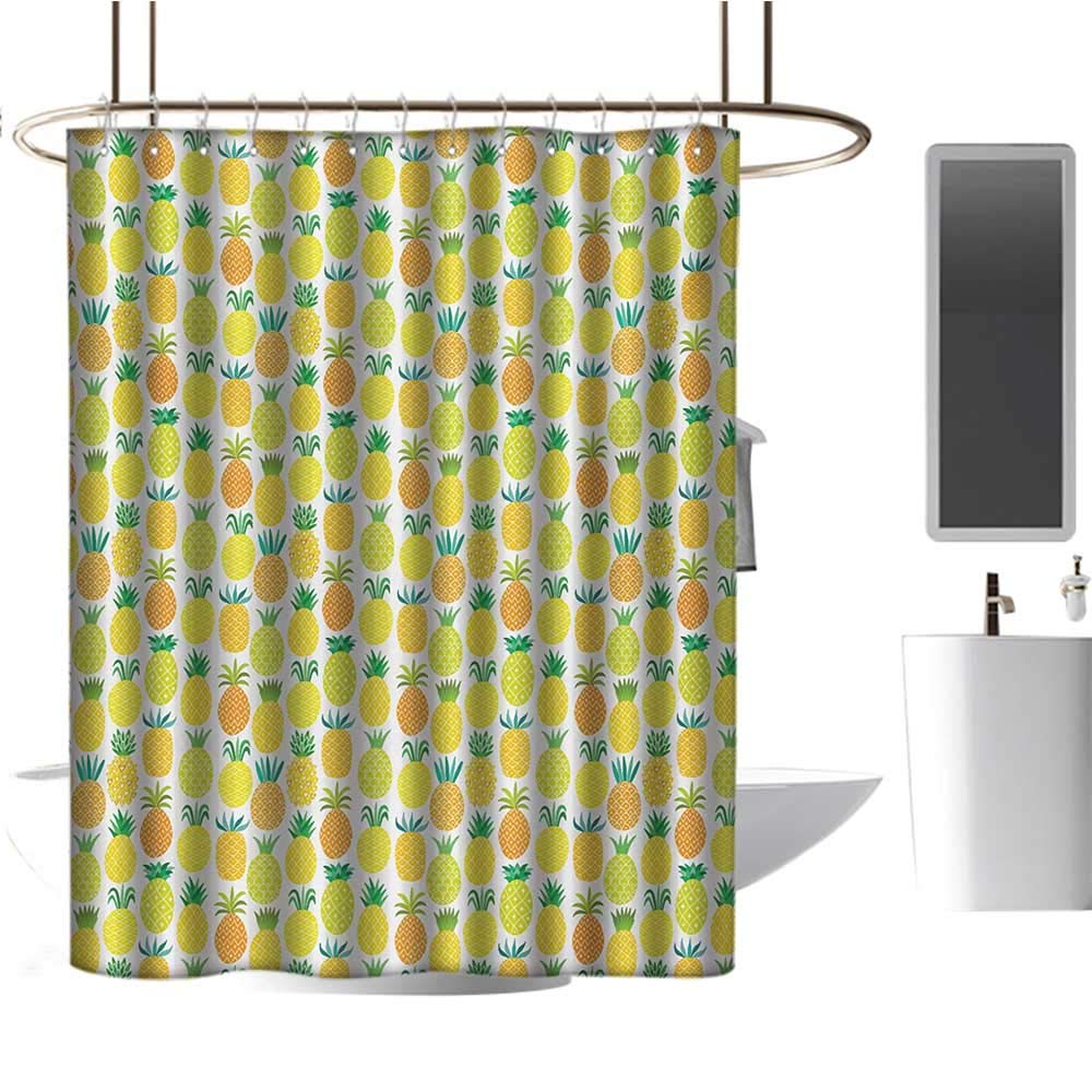 Amazon Com Timbeve Shower Curtain Liner Pineapple Fresh And Sweet