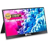 Portable Monitor, Arzopa 15.6'' HDR FreeSync 1080P FHD Computer Display USB C Gaming Monitor IPS Eye Care Screen with Mini HD