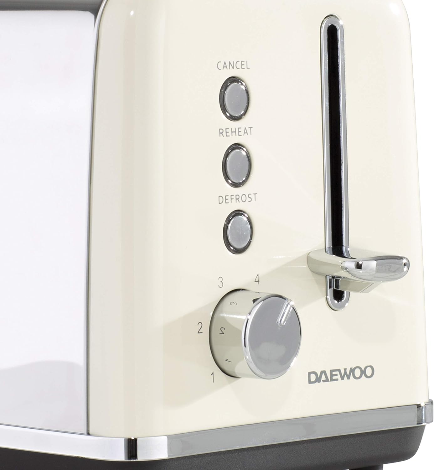 Daewoo Cream 2 Slice Toaster - Image 4