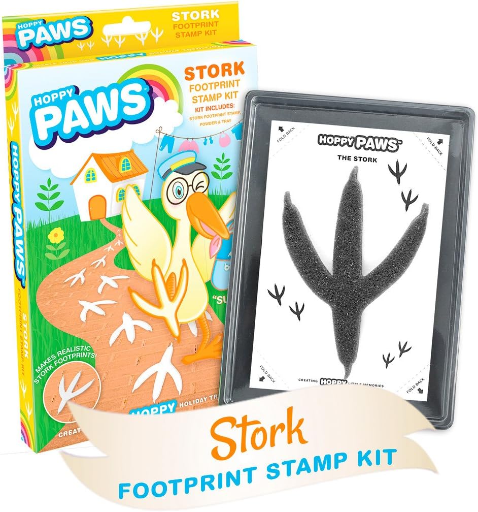 Hoppy Paws "Stork Footprint Stamp Kit"