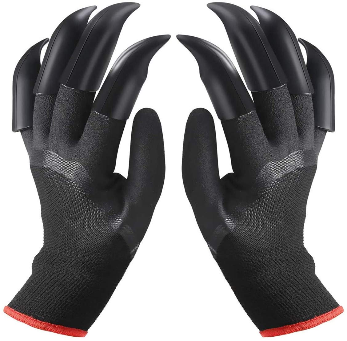 Garden Gloves with Claws ,Waterproof breatherble Garden Genie Gloves for Digging Planting ,Working Gloves with 8 Claws is best Choice for Gardening