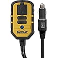 DEWALT DXAEPI140 Power Inverter 140W Car Converter: 12V DC to 120V AC Power Outlet with Dual 3.1A USB Ports