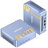 GEEKOM AX8 Max Mini PC with AMD Ryzen 7 8745HS Dual 2.5GbE Lan Port| 32GB DDR5(Upgradable),1TB NVMe SSD(Expandable)| Radeon 780M,USB4.0(40Gbps),Quad Display| Windows 11 Pro Gaming,Office,Video Editing
