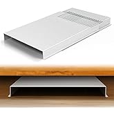 Dreyoo 1 Pack Air Vent Extender for Under Furniture, Adjustable Floor Vent Deflector (Extends from 16.5"-32"), Aluminum Alloy, Heat Resistant, Suitable for Under Bed, Sofa, Dresser, Improve Airflow