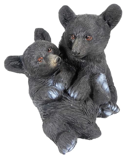 Grizzlybär 14 x 14 cm Braunbär Schwarzbär Grizzly Bär Tier Figur Deko